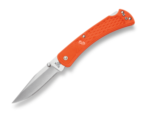 Buck 110 Slim Select, Blaze Orange BU-0110ors2 - KNIFESTOCK