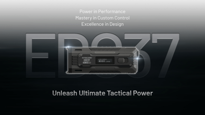 Nitecore Flashlight EDC37 8000 Lumens - KNIFESTOCK