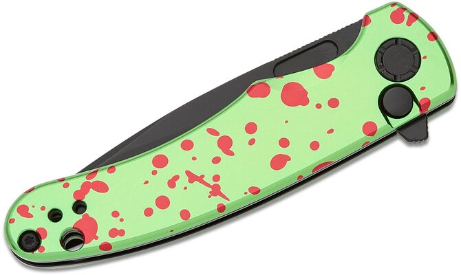 OKNIFE Mettle 2 (Zombie Green Aluminium Handle) Mettle 2 (Zombie Green Aluminium Handle) - KNIFESTOCK