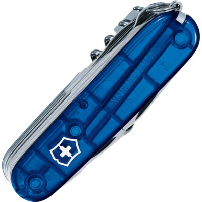 VICTORINOX SWISS CHAMP, bleu translucide 1.6795.T2 - KNIFESTOCK