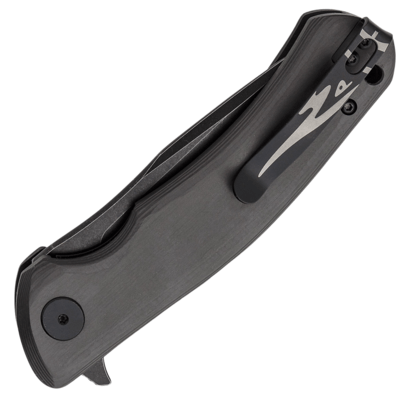Petrified Fish PF949 Warrior Black Stonewash K110 Carbon Fiber PF949CDW - KNIFESTOCK