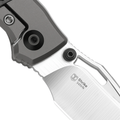 Kizer Shrike S45VN,Hand brushed,Titanium &amp; CF - KNIFESTOCK