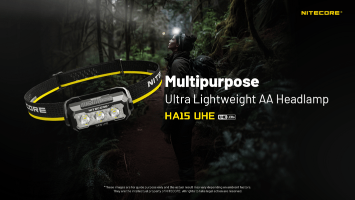 Nitecore LED Headlamp HA15-UHE - KNIFESTOCK