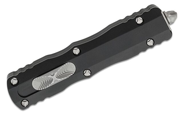 Microtech Dirac D/E Stonewash Standard Full Serration Apocalyptic 225-12AP - KNIFESTOCK