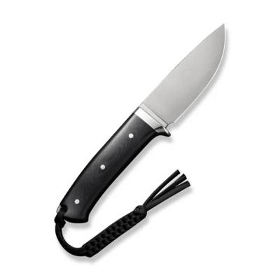 CIVIVI Cloud Peak Black G10 Handle With Nickel-Silver Guard Satin Finished Nitro-V - KNIFESTOCK