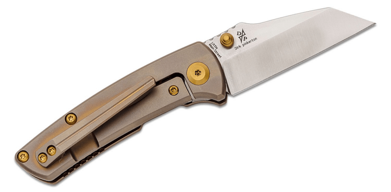 Kansept Little Main Street Satin CPM-S35VN Bronze Anodized Titanium K2015A2 - KNIFESTOCK