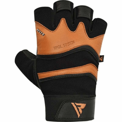 RDX GYM GLOVE LEATHER S15 TAN M - KNIFESTOCK