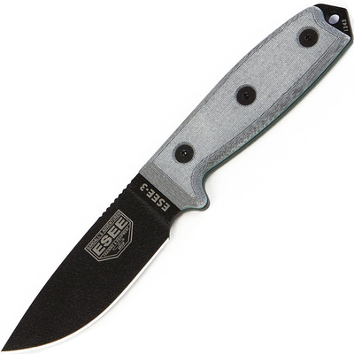 ESEE ESEE-3, PLAIN EDGE ESEEEE-3P - KNIFESTOCK