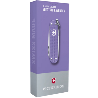 VICTORINOX Classic SD Alox Colors, Electric Lavender 0.6221.223G - KNIFESTOCK