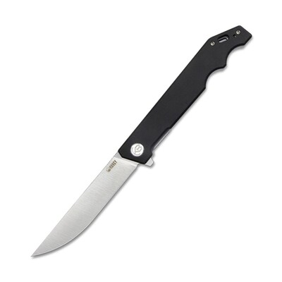 Kubey Pylades Liner Lock Flipper Folding Knife, Aus-10 Blade, Black G10 Handle Ku253a - KNIFESTOCK