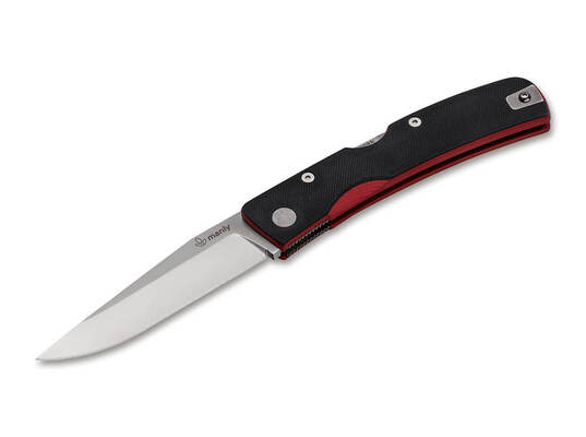 Manly PEAK 1.2379 RED TWO HAND 1.2379 BLACK/RED 01ML064 - KNIFESTOCK