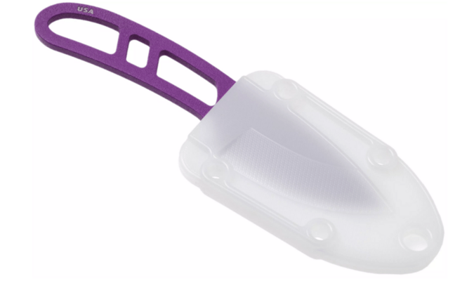 ESEE Purple Candiru, Clear/White Molded Sheath CAN-PURP-E - KNIFESTOCK