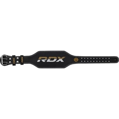 RDX BELT 4&quot; LEATHER BLACK GOLD S - KNIFESTOCK