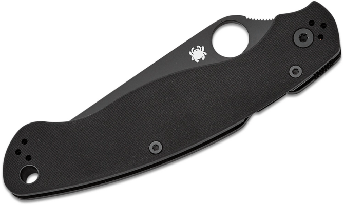 Spyderco Military 2 Black G-10 Black Blade Reveal 13 C36GPBK2 - KNIFESTOCK