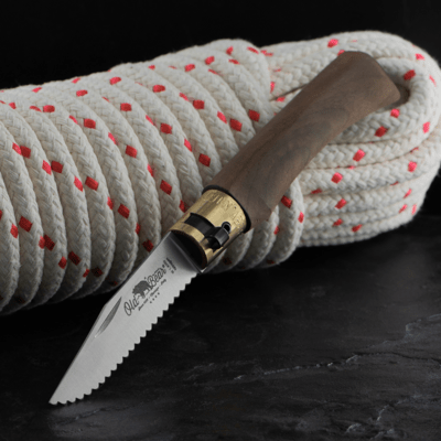 OLD BEAR® S - STAINLESS STEEL, WALNUT HANDLE, SERRATED BLADE 9337/17_LN - KNIFESTOCK