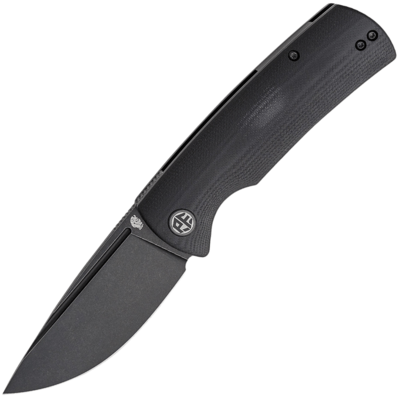 Petrified Fish PFP01 Beluga Black Stonewash K110 Black G10 PFP01DW - KNIFESTOCK