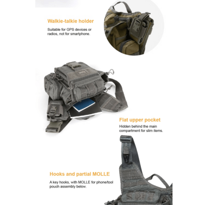 Magforce Heli Sling Bag Khaki #0414K - KNIFESTOCK