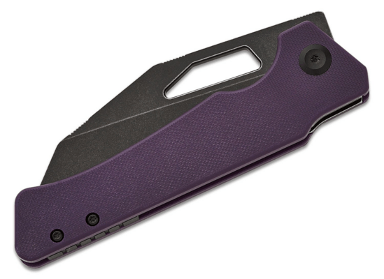 Kansept Egress Black Stonewashed 14C28N, Purple G10 T1033A3 - KNIFESTOCK