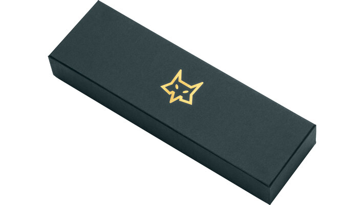 Fox Knives VELENO FIX BLADE STAINLESS STEEL N690 TOP SHIELD BLD,ALUMINIUM BLACK HDL FX-596 - KNIFESTOCK