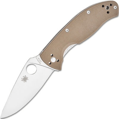 Spyderco Tenacious Brown G-10 CPM M4 Reveal 13 C122GBNM4P - KNIFESTOCK