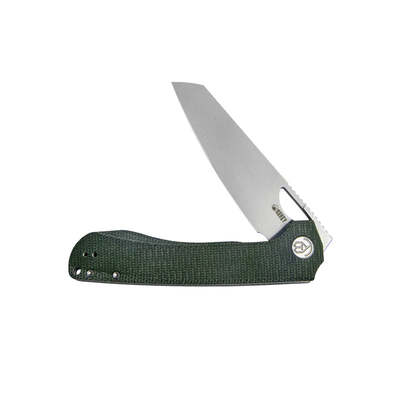 Kubey Elang Liner Lock Folding Knife Green Micarta Handle KU365E - KNIFESTOCK