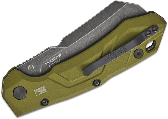 Kershaw AUTO LAUNCH 14 - ALUM OL CF OL/BW K-7850OLBW - KNIFESTOCK
