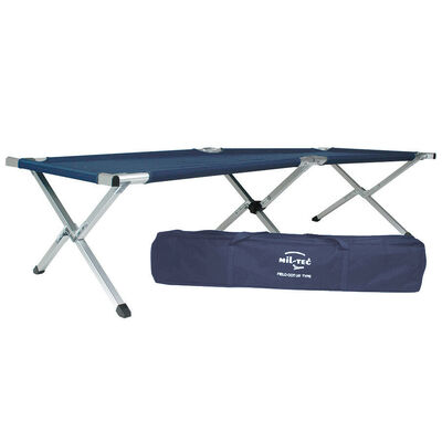Mil-Tec LIT DE CAMP TYPE US ALU 190x65cm bleu 14402003 - KNIFESTOCK