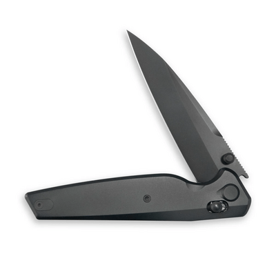 GEO Knife FANTASM Black DLC M390 Blade Black Ti - KNIFESTOCK
