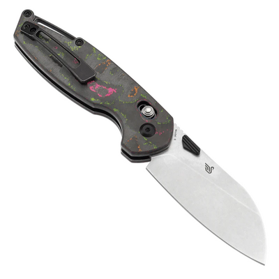 Kansept Model 6 Stonewashed CPM S35VN,80S CF K1022V3 - KNIFESTOCK