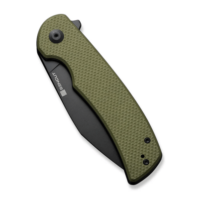 Sencut Omniform OD Green Coarse G10 Handle Black 9Cr18MoV BladeLiner Lock S23064-1 - KNIFESTOCK