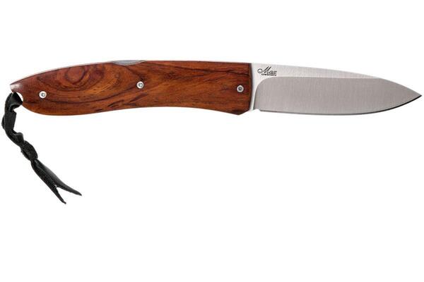 Lionsteel Folding knife with D2 blade, Santos wood handle 8810 ST - KNIFESTOCK