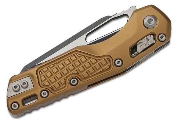 Microtech MSI S/E BLACK STANDARD ALUMINUM FRAG TAN 210-1FRTA - KNIFESTOCK