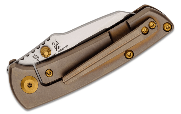 Kansept Little Main Street Satin CPM-S35VN Bronze Anodized Titanium K2015A2 - KNIFESTOCK