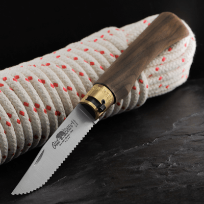 OLD BEAR® XL - STAINLESS STEEL, WALNUT HANDLE, SERRATED BLADE 9337/23_LN - KNIFESTOCK