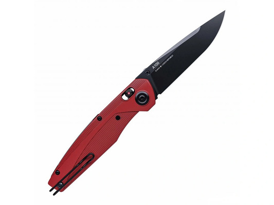 ANV KNIVES nôž A100 DLC SLEIPNER, GRN Red, Alock, ANVA100-021 - KNIFESTOCK