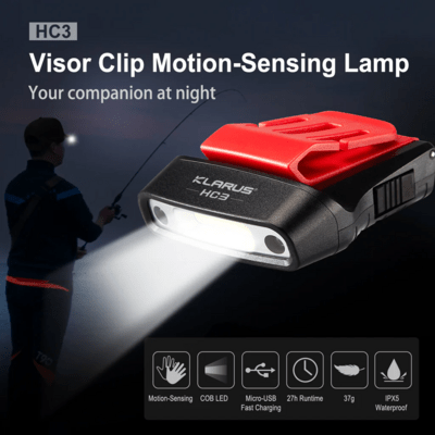 KLARUS Motion-Sensing Lamp HC3 Red - KNIFESTOCK