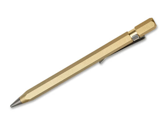 BOKER PLUS Redox Pen Brass 09BO037 - KNIFESTOCK