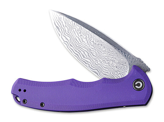 CIVIVI Praxis Damascus Purple C803DS-2 - KNIFESTOCK