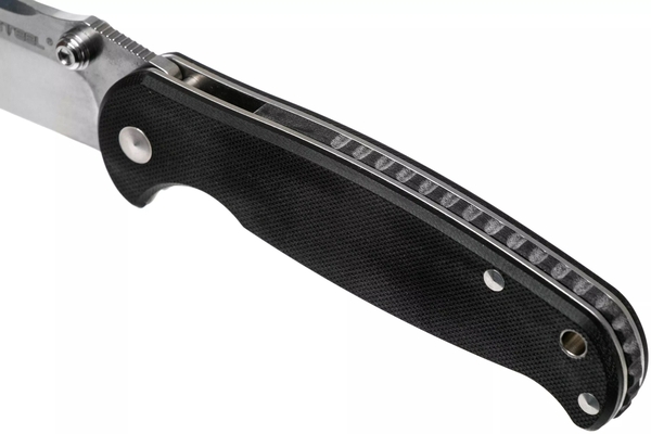 REAL STEEL H6 Blue Sheep Black Stonewashed RE-7762 - KNIFESTOCK