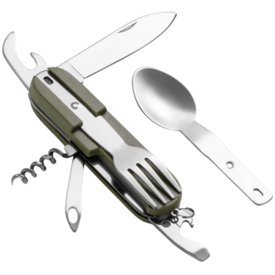 Pentagon Olaf Camping Utensils (TACMAVEN) (BF) D19005-06-Olive Green-PER PIECE - KNIFESTOCK