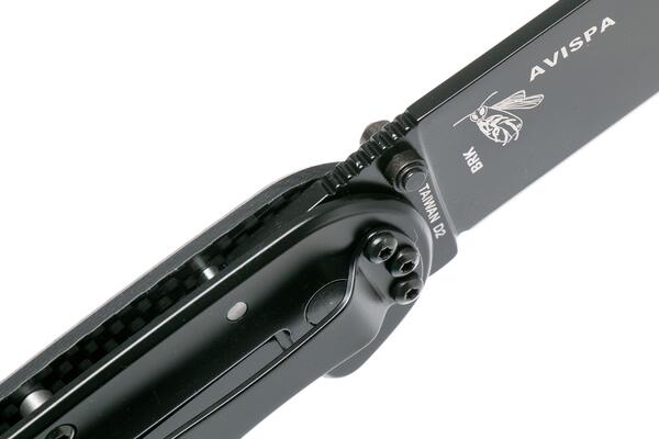BRK-Esee Avispa Framelock CF/Black D2 BRK1302CFB - KNIFESTOCK