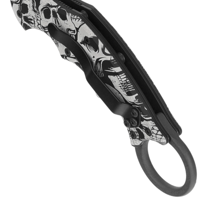 Fox Fox THE END taittuva karambit, terä ruostumaton teräs N690Co black idroglider, - KNIFESTOCK