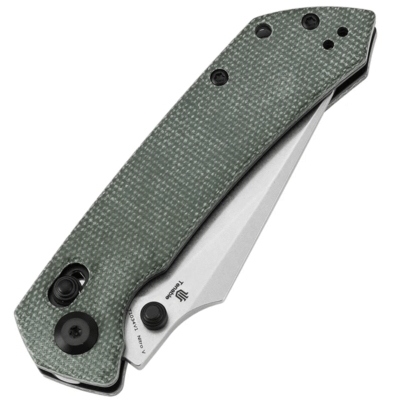 Tenable Knives Fenrir Stonewashed Nitro V, Grünes Micarta T1034V1 - KNIFESTOCK