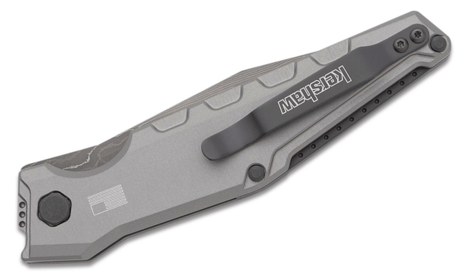 Kershaw AUTO LAUNCH 7 - ALUM GRY/DAM - KNIFESTOCK