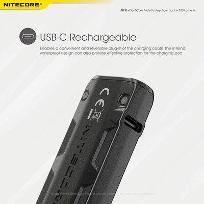 Lampe de poche NITECORE TIPSE-B pour porte-clés - KNIFESTOCK