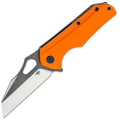 Bestech OPERATOR D2, Satin+Black, Orange G10 BG36D - KNIFESTOCK