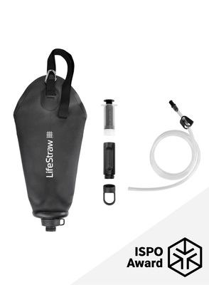 LIFESTRAW Peak Series Flex Gravity Water Filter System 3L Dark Gray LSPSF3GRWW - KNIFESTOCK