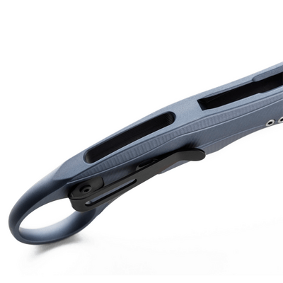 LionSteel L.E.One keskmise suurusega kokkupandav nuga VANA MUST M390 tera, JÄÄSININE alumiiniumkäepi - KNIFESTOCK