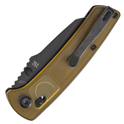 Kansept Main Street Blackwash CPM  S35VN Amber PEI K1015V4 - KNIFESTOCK