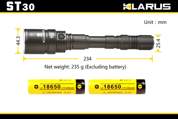 Flashlight ST30 - KNIFESTOCK